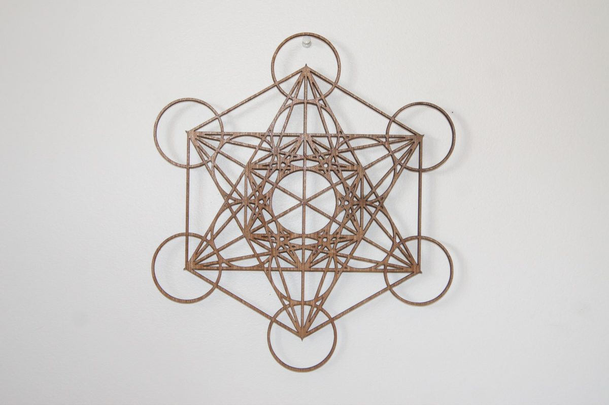 Cube De Métatron En Bois - 20 Cm - OxcmoBijoux - Neuf Avec étiquettes