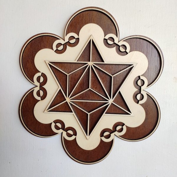 décoration crop circle cley hill en bois